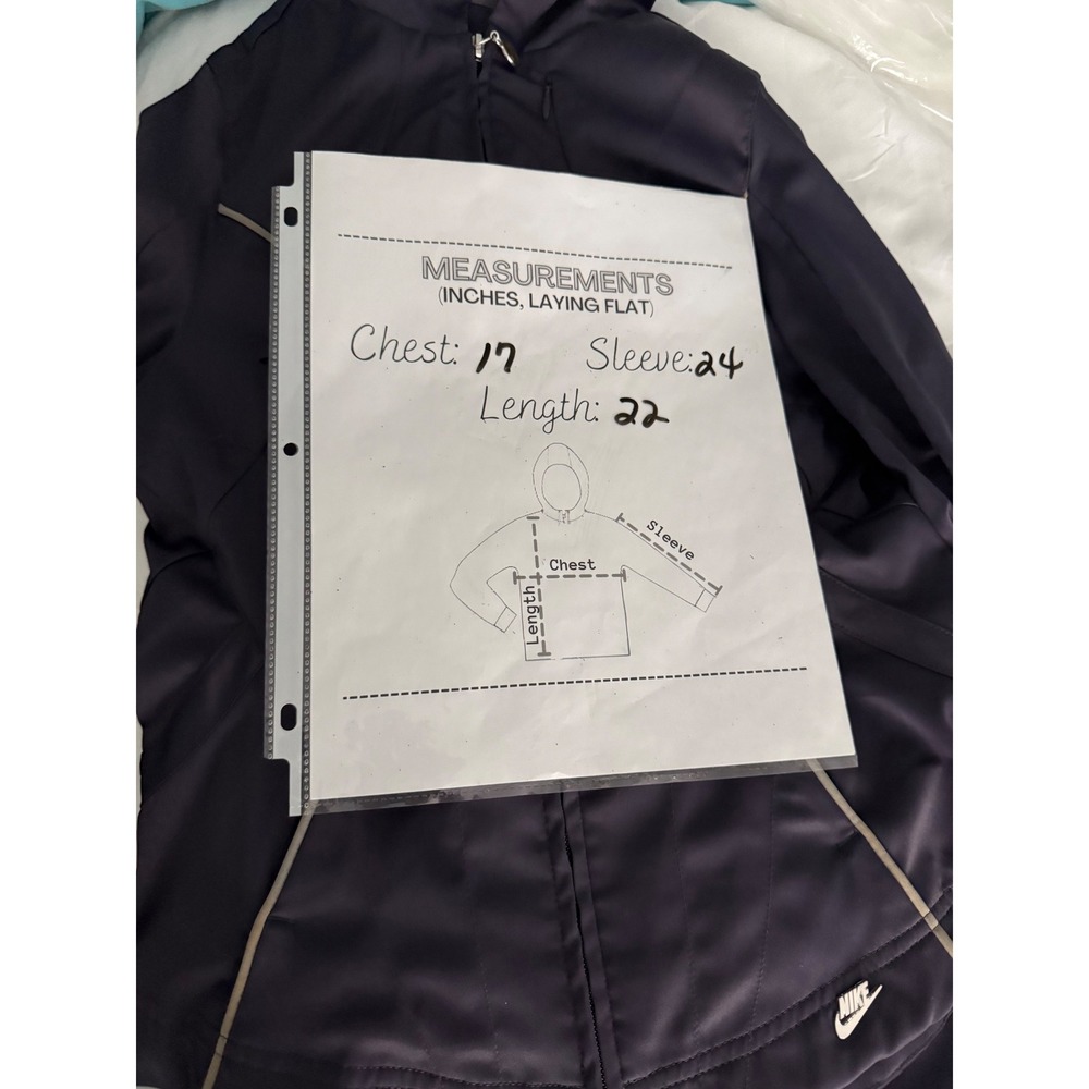 Nike Athletic Women's Form Fitted Hooded‎ Jacket XS Sporty Athleisure Running - Picture 10 of 11